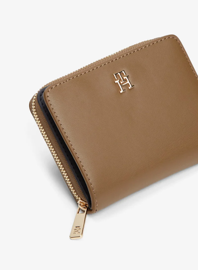 TOMMY HILFIGER  Hilfiger Icon Zip-Around Flap Wallet for Women | Best Price UAE